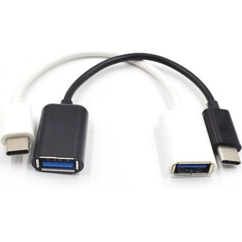 Type-c 3.1 to USB 2.0 OTG Cable Adapter Black White For Android leTV Huawei oppo vivo Tablet PC /MP3/MP4 Smartphone
