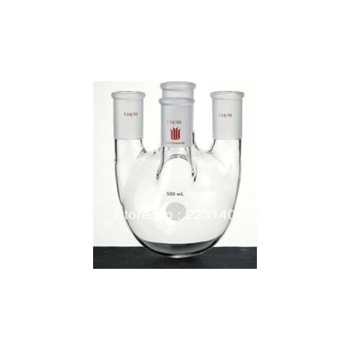 Flask, Round bottom,4-neck,Vertical, Capacity:2000ml, Center joint:45/50, Side Joint:29/42, Front Joint:29/42