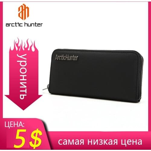 ARCTIC HUNTER Fashion casual women wallets and purses oxford wallet female Black Coin Pocket Card Holder Long Clutch Wallets Men