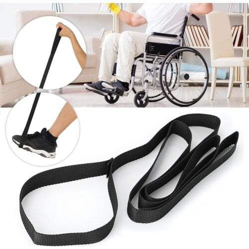 Nylon Leg Lifter Strap With Foot Strip Mobility Aids Disability Elderly Brace Support Thigh Lifting Devices Foot Loop Mover Tool