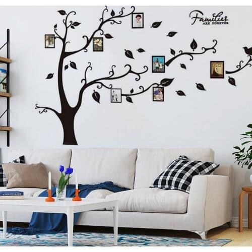 New 60*90CM Removable Family Tree Wall Decal Sticker Large Vinyl Photo Picture Frame