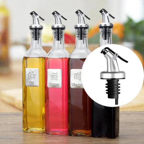 1/2/3Pcs Bottle Stopper Leak Proof Wine Bottle Stopper Food Grade ABS Lock Wine Pourers Olive oil Glass bottle One Key Operate
