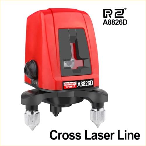RZ Laser Levels Laser 3D Self Leveling 2 Line Horizontal Vertical Lasers A8826D 360 Tripod Mini Laser