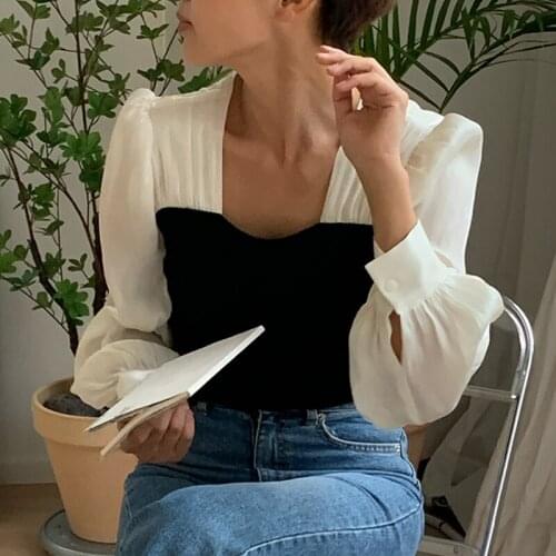 Женские трикотажные рубашки Suooheyal China At AliExpress