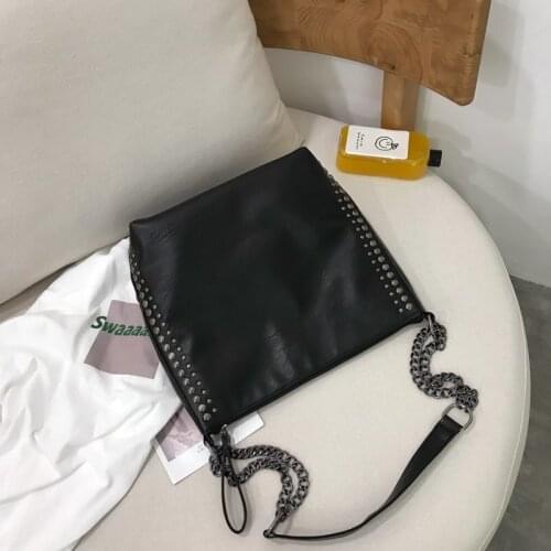 Rivet Purses And Handbags Luxury Designer Bags For Women 2020 Luxury Handbags New Shoulder Bag Crossbody Bag High Quality Purse