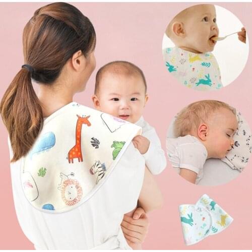 1pc Baby Handkerchief Absorbent Gauze Cotton Cloth Soft Wipe Cloth Newborn Face Towel Hiccup Bibs Feeding Bath Towel For Kids