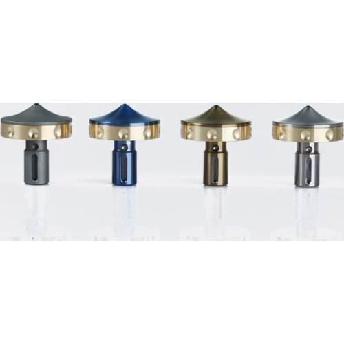 1PC Portable Mini EDC Titanium Alloy Finger Gyro Creative Desktop Balanced Decompression Toys Can installed Tritium Gas Tube