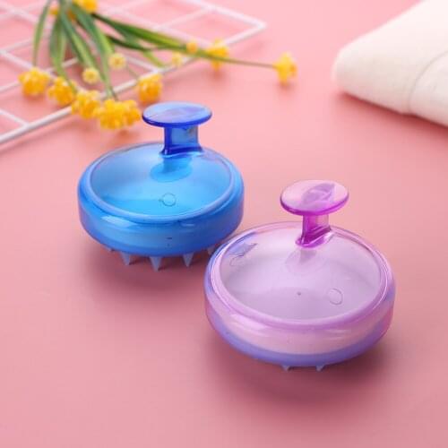 1PC Silicone Head Body Scalp Massage Brush Shampoo Hair Washing Shower Spa Comb Scalp Massage Shower Bath Brush