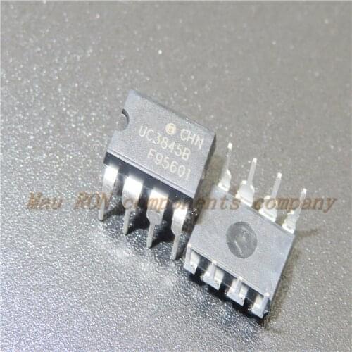 10PCS/LOT UC3845B UC3845BN DIP8 UC3845 DIP-8 New original In Stock