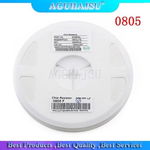 100Pcs 0805 SMD 1/8W chip resistor 0R ~ 10M 0 10R 100R 220R 330R 470R 1K 4.7K 10K 47K 100K 0 10 100 330 470 ohm
