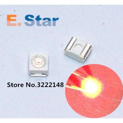 100pcs 1210 3528 RED SMD LED SMT PLCC-2 1500 MCD Ultra Bright LED New Hot