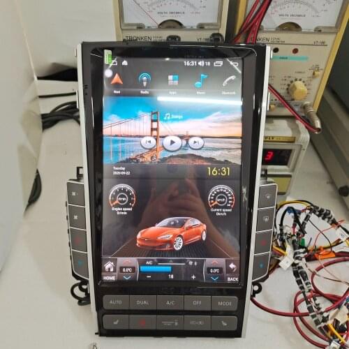 13.6 " Tesla Style Autoradio Car Multimedia For Infiniti Q50 Q50L Q50D Q60S 2015-2019 Car Audio GPS Vertical Screen Right Wheel