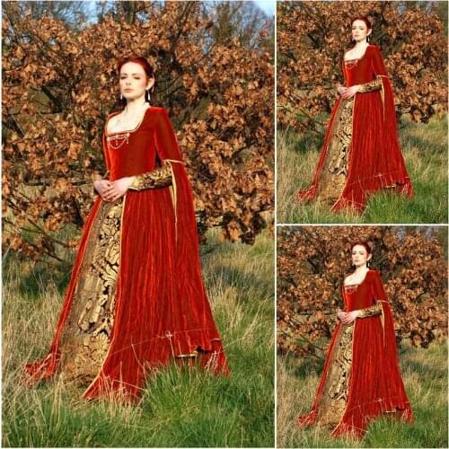 19 Century Civil War Southern Belle Gown evening Dress/Victorian Lolita dresses/scarlett dress US6-26 SC-854