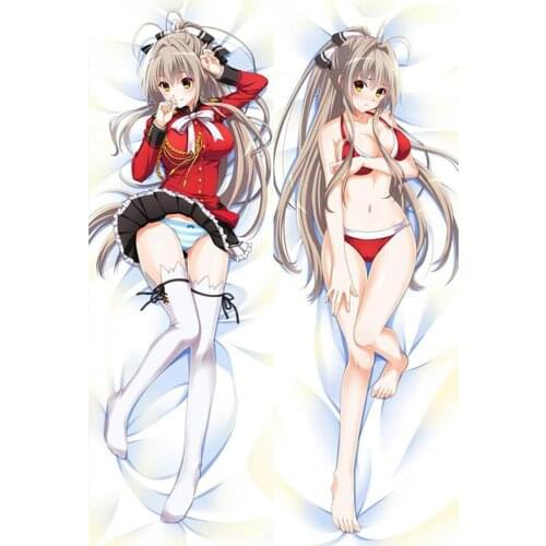 3D Double-sided Japanese BL Anime Amagi Brilliant Park Throw Otaku Dakimakura Gifts Bedding Hugging Body Pillow Case 150x50 CM