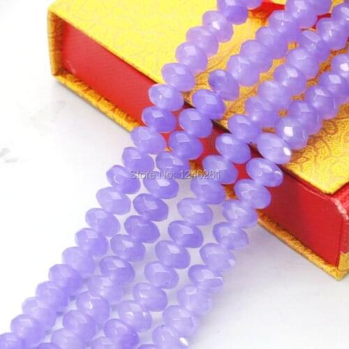5X8mm Hot Sale Mauve Alexandrite Accessories Crafts Loose Beads Abacus Stone Faceted Jewelry Making Design 15inch Women Gifts