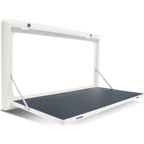 Camper Trailer Motor Accessories UV Resistance Engineering Plastic Foldable White External Folding RV Table