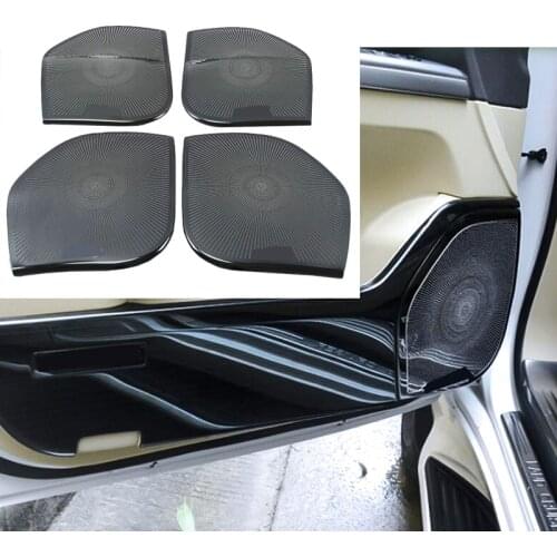 Accessories For Toyota Land Cruiser 200 LC200 FJ200 2010-2018 2019 2020 Car Door Horn Hood Speaker Cover Decorative Sequins 4pcs