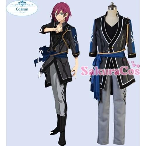 Anime! Ensemble Stars Adam Saegusa Ibara sj Uniform Cosplay Costume Gothic Outfit For Unisex Custom-made Size Free Shipping