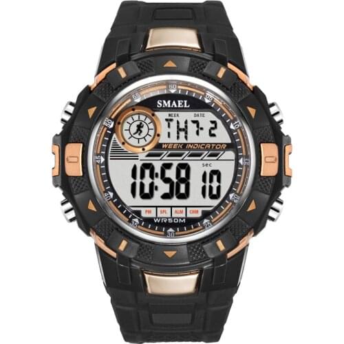 Smael Military Watch Fashion Led Digital Watches Men Sports Watches Silicone Band Digital Watch Man Watch Reloje Hombre 1506B