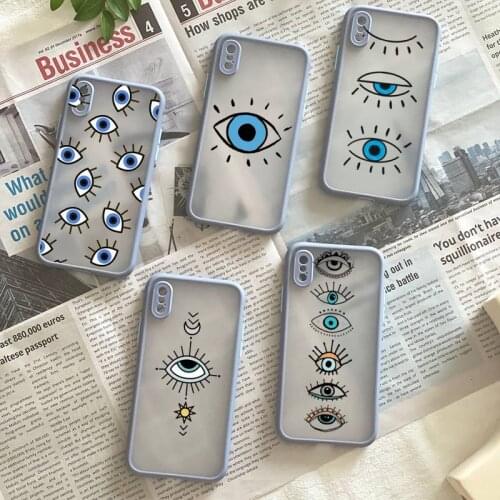 Abstract Line Art Phone Case Matte Fundas Shell Cover For Iphone 6s 7 8 Plus Xr X Xs 11 12 13 Mini Pro Max