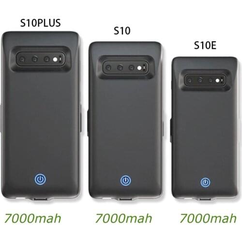 For Samsung Galaxy S10 S10e S10 Plus 7000mah Battery Charger Case Battery Case Batterie Externe Charging Cover Powerbank Case