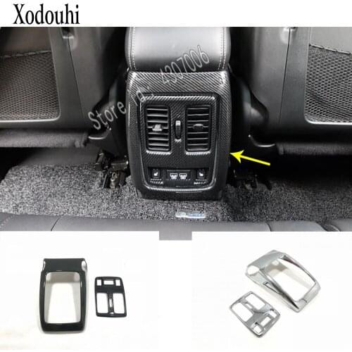 For Jeep Grand Cherokee 2014 2015 2016 2017 2018 2019 Car Trim ABS Frame Rear Back Air Conditioning Outlet Vent Armrest Handrail