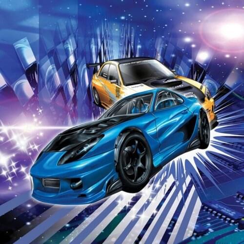 Photo wallpaper 3D car mural KTV bar hotel background wallpaperTV backdrop wallpaper mural