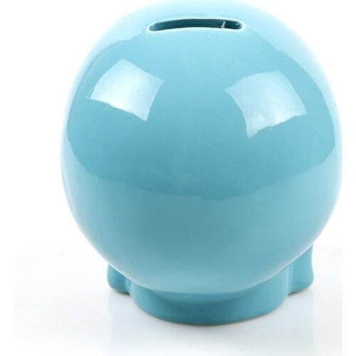 Moquerry Gothic Ceramic Skull Money Saving Box Cans Gift Piggy Bank Halloween Decoration Party Favor Home Decoration Accessories