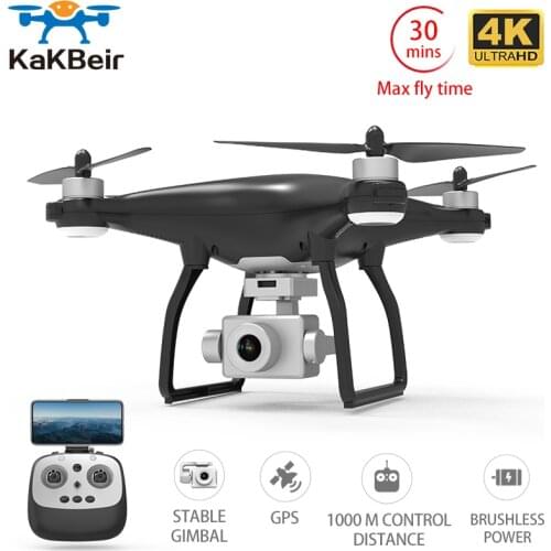 KaKBeir X35 Drone GPS WiFi 4K HD Camera Profissional RC Quadcopter Brushless Motor Drones Gimbal Stabilizer 20-minute flight