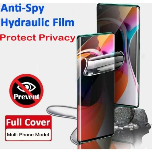 Clear Or Anti Peer Privacy Matte Hydrogel Film For iPhone 11 Pro Max 12 Mini X XS Max XR 7 8 Plus SE 2020 Auto Repair Protector