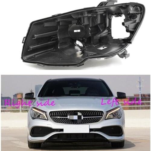 Headlight Base for Mercedes-Benz CLA W117 2017 2018 2019 Headlamp House Car Rear Base Front Auto Headlight Back House