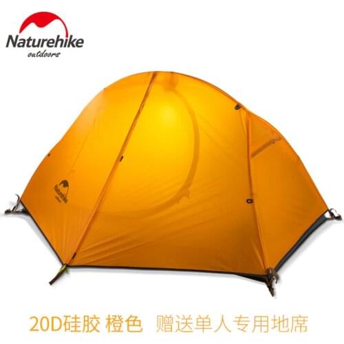 Naturehike Single Travel Cycling Backpack Tent Ultralight 20D/210T For One Person Camping Hiking Backpacking Cycling