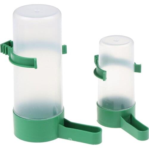 Bird Water Drinker Feeder Waterer with Clip Pet Bird Supplies for Parrots Aviary Budgie Cockatiel Lovebird