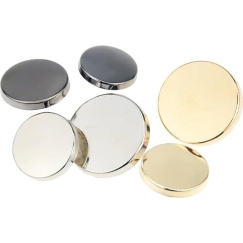 10pcs/Lot Three Color Metal Button Zinc Alloy Shank Button For Coat Jacket Windbreaker Buttons Fastener Sewing Supplies