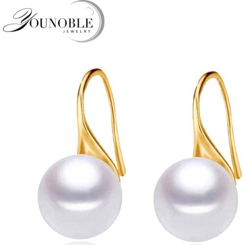 Real 18k Gold Earrings Girls Jewelry,Anti allergic 18K Real Gold Stud Earring For Women Trendy Wedding Birthday Best Gift in Box