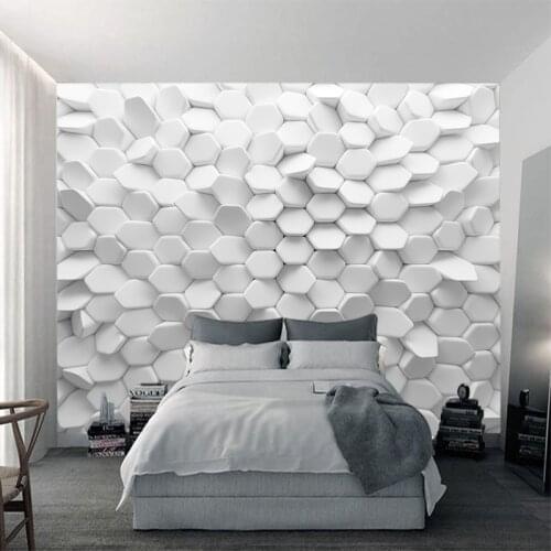 Vision Irregular Pentagon Ordering Custom Modern Wallpaper The New Abstract Geometric Figure Wall Mural Wallpaper For Living