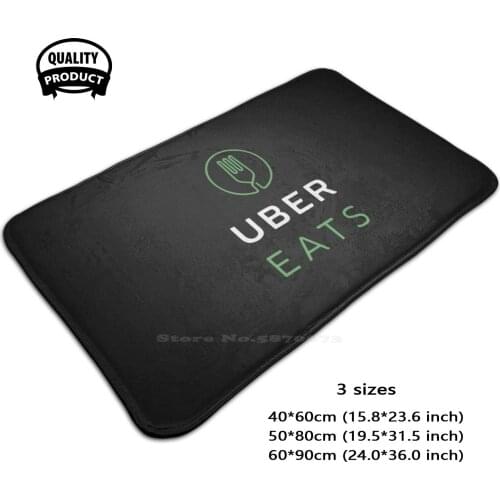 Uber Eats Driver Logo Delivery Soft House Family Anti-Slip Mat Rug Carpet Uber Eats Uber Ubereats Delivery Eats Uber Eats