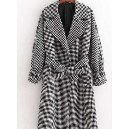 XD - 3215-2020 autumn Europe and the United States womens new plover coat coat