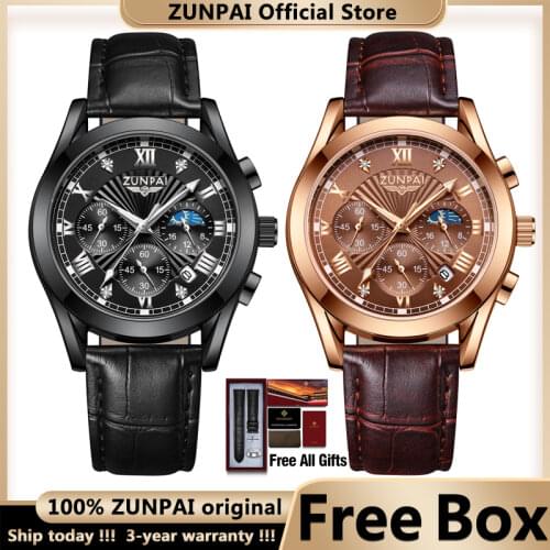 Часы с хронографом ZUNPAI ZP China At AliExpress