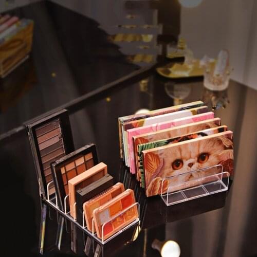 1Pc Eyeshadow Palette Organizer Eyepowder Storage Tray Cosmetics Rack Makeup Tools Compartment Holder For Women