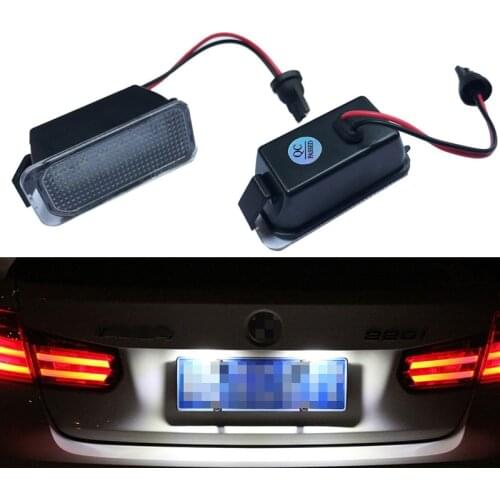 2x led License Plate Light Canbus For Ford Escape Explorer Ranger Grand C-MAX S-MAX B-Max Focus MK2 MK3 Fiesta Kuga Mondeo MK4 5