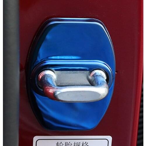 4pcs for MG HS 2018-2019 Door lock Decorative cover Waterproof and rust-proof Stainless steel