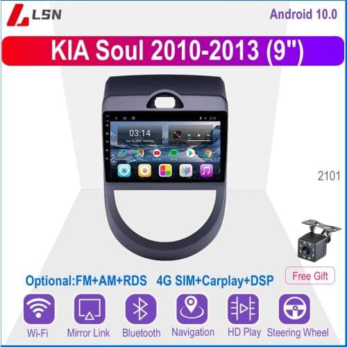 9" Android 10 For Kia Soul 2010,2011,2012,2013 Multimedia Video GPS Navigation Car Radio Player Auto Stereo Navi DVD