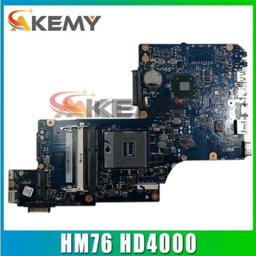 AKEMY brand new Laptop motherboard For Toshiba Satellite L870 L875 Intel HM76 GMA HD4000 DDR3 Socket PGA989 H000038240