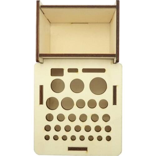 Wooden Leather Porous Tool Holder Storage Basswood Rack Shelf DIY Craftool Hand Sewing Multifunction 2019NEW Lovely Hot Quality