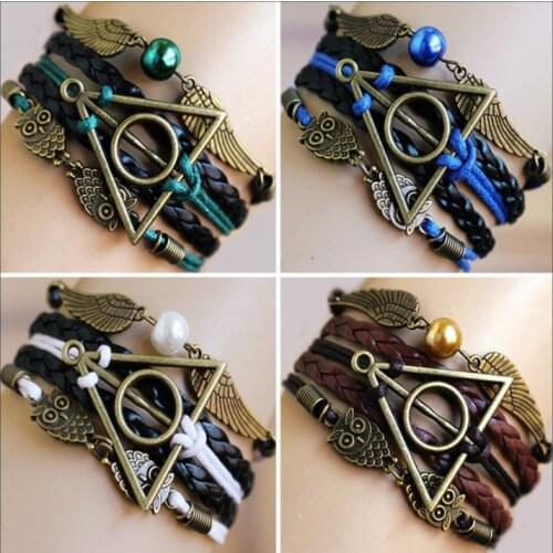 Harri THE Deathly Hallows Wing Dream Infinity Link Charms Hogwarrts Potter Sllytherinn Hoggwarts SchooL