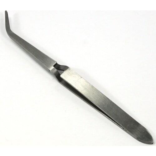 New Cross Action Curved Tweezer Jeweler Hobby Craft Model Maker Modeling Tool