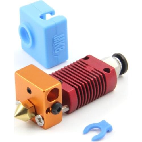 Extruder Hotend Kit Assembled 3D Printer Parts with Silicone Cover with 0.4mm Nozzles for Ender3,Ender3 Pro,Ender5,CR-10,CR-10S