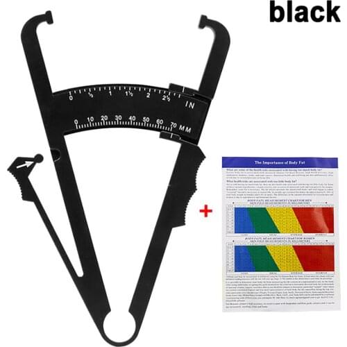 Personal Body Fat Caliper Skin Analyzer Measure Charts Fitness Slim Keep Health Tester Body Fat Monitor Sebum Meter Folder