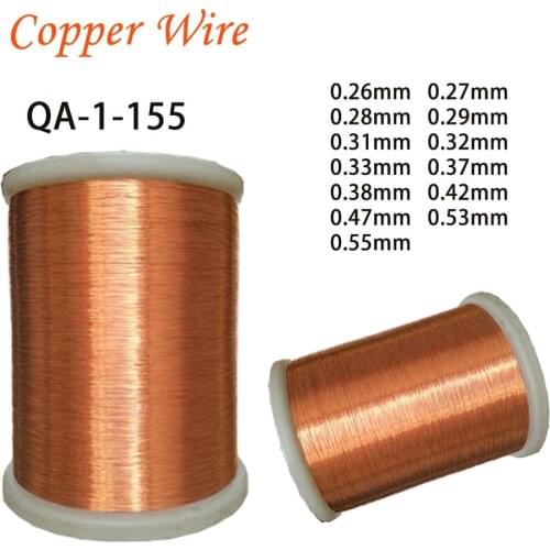 1kg/roll Enameled Copper Wire 0.26-0.55mm Magnet Wire Magnetic Coil Winding For Electromagnet Motor inductance DIY